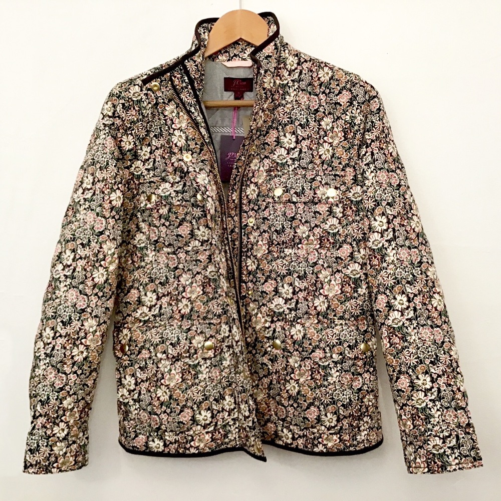 Sold J. Crew Liberty Quilted Downtown Field Jacket - Picture 5 of 8